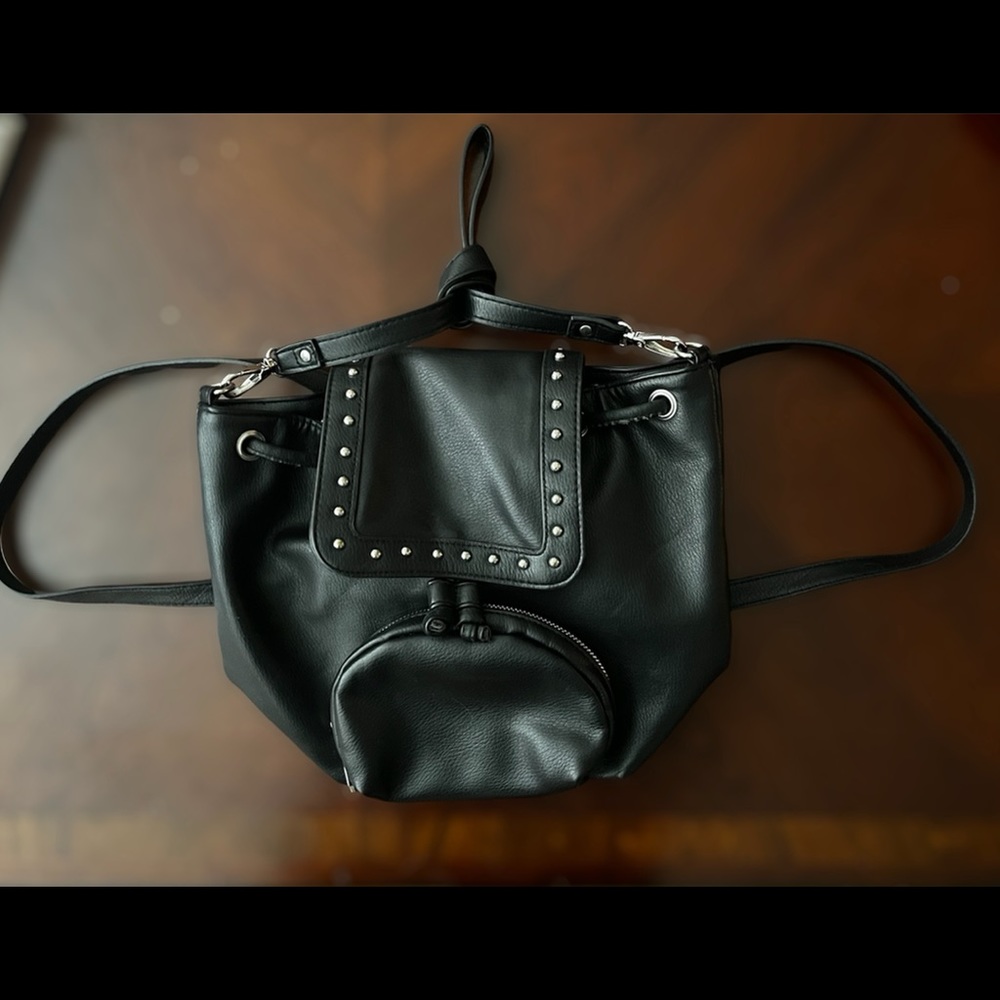 Black Mini Backpack/Purse